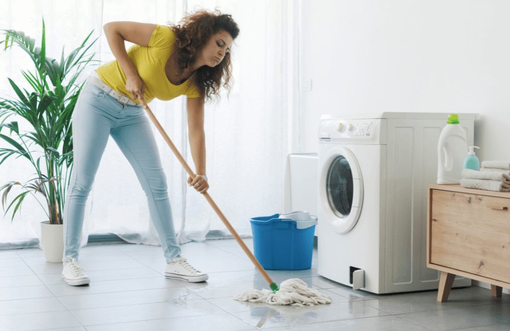 Moving a washing machine